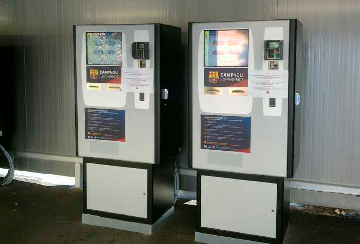 Maquina automática de venta de entradas